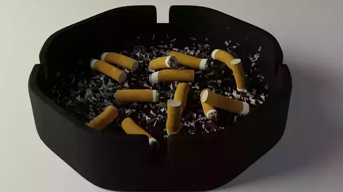 ashtray cigarette