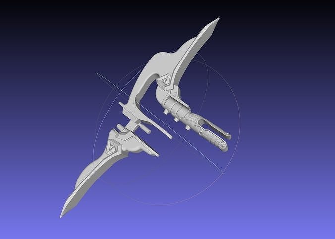 Overwatch Young Hanzo Bow Core Assembly 3D print model
