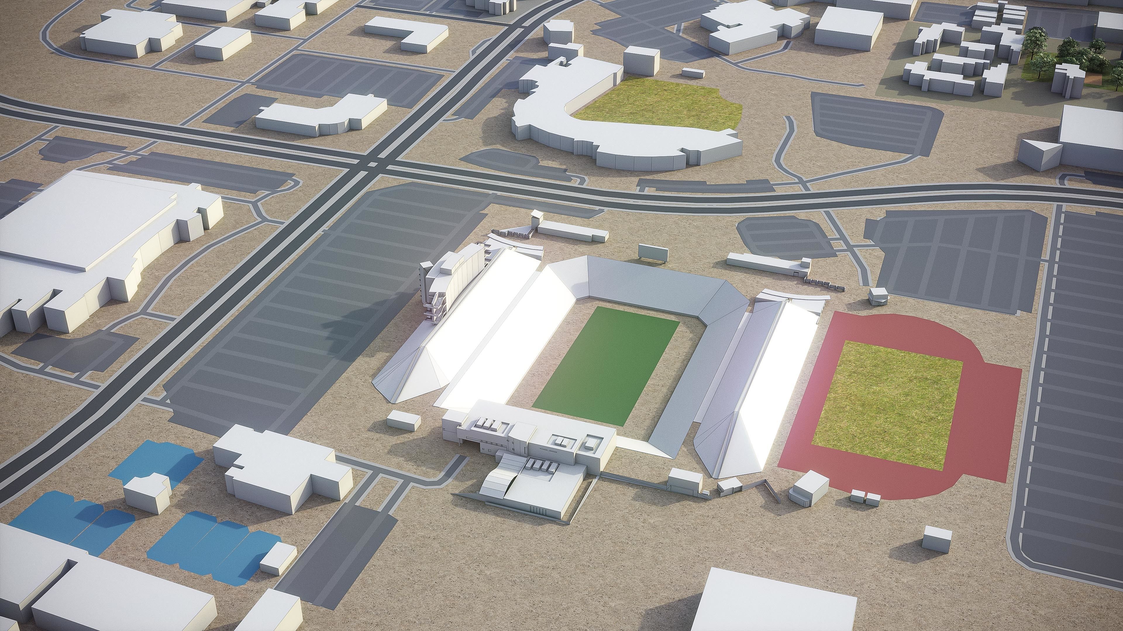 Albuquerque Low-poly 3D model_11