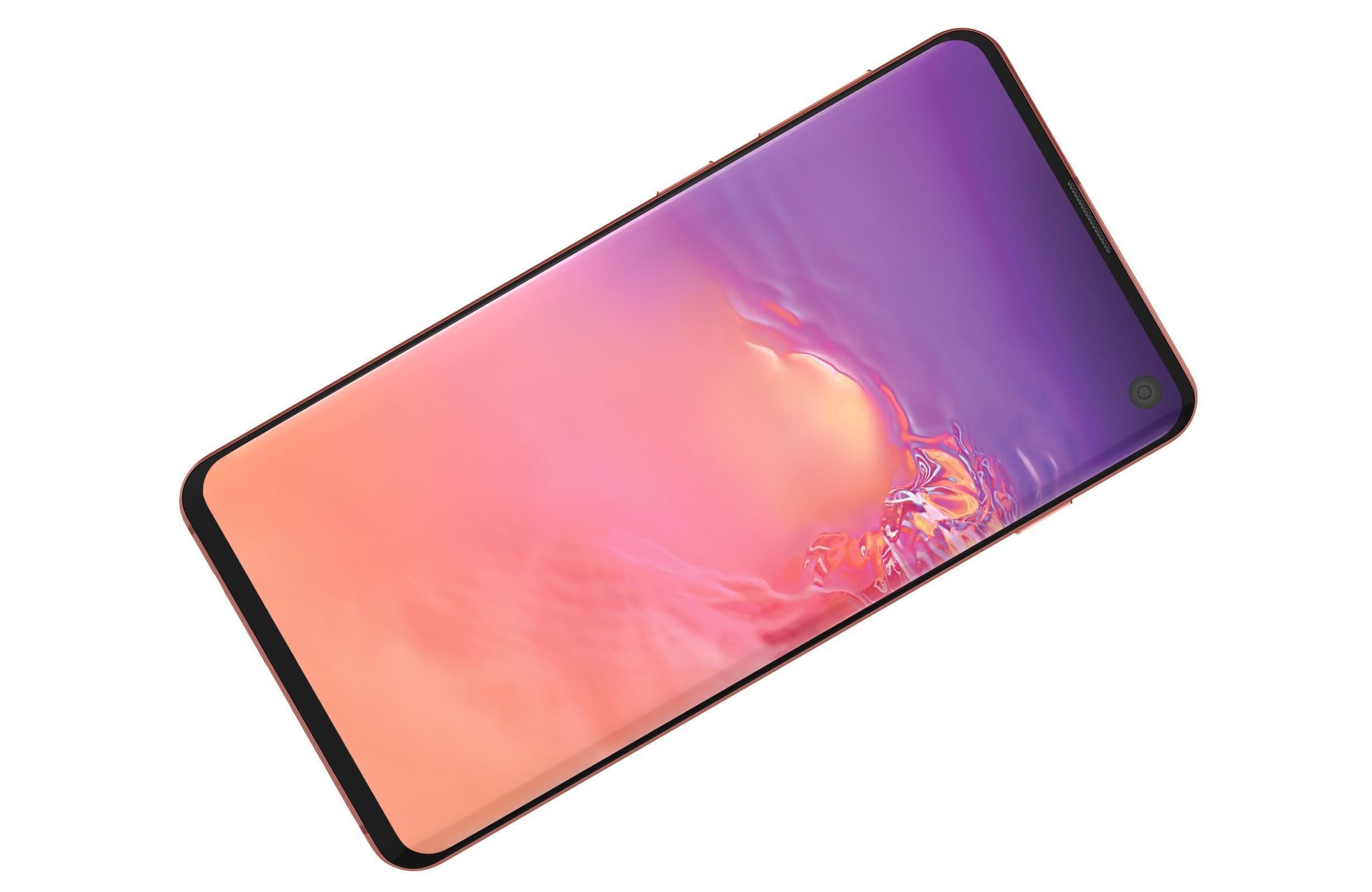 Samsung Galaxy S10 Flamingo Pink 3D model_8