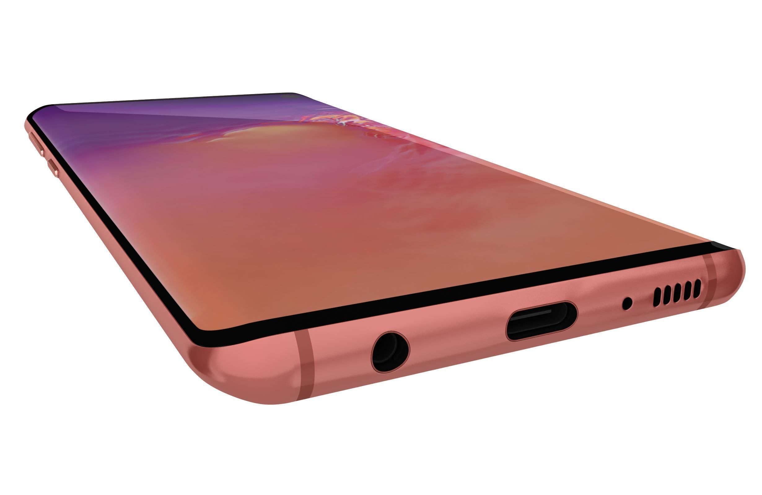 Samsung Galaxy S10 Flamingo Pink 3D model_11