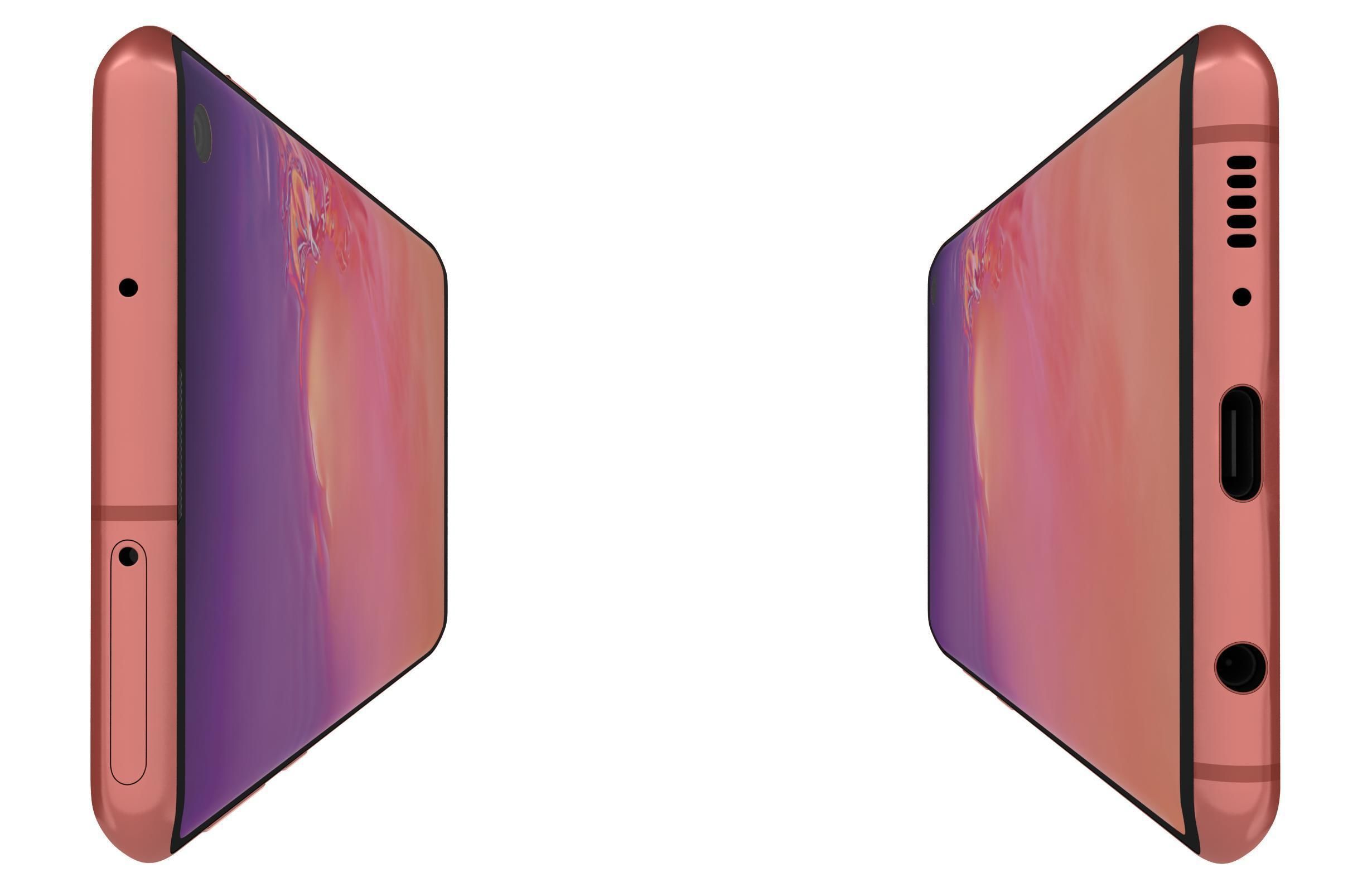 Samsung Galaxy S10 Flamingo Pink 3D model_9