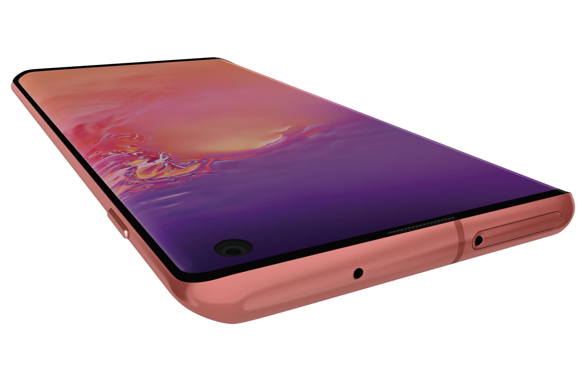 Samsung Galaxy S10 Flamingo Pink 3D model_10