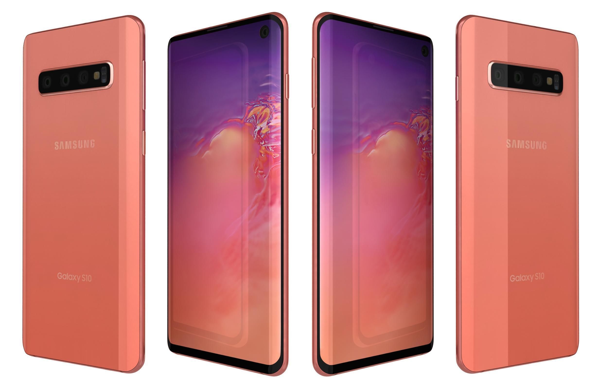 Samsung Galaxy S10 Flamingo Pink 3D model_1