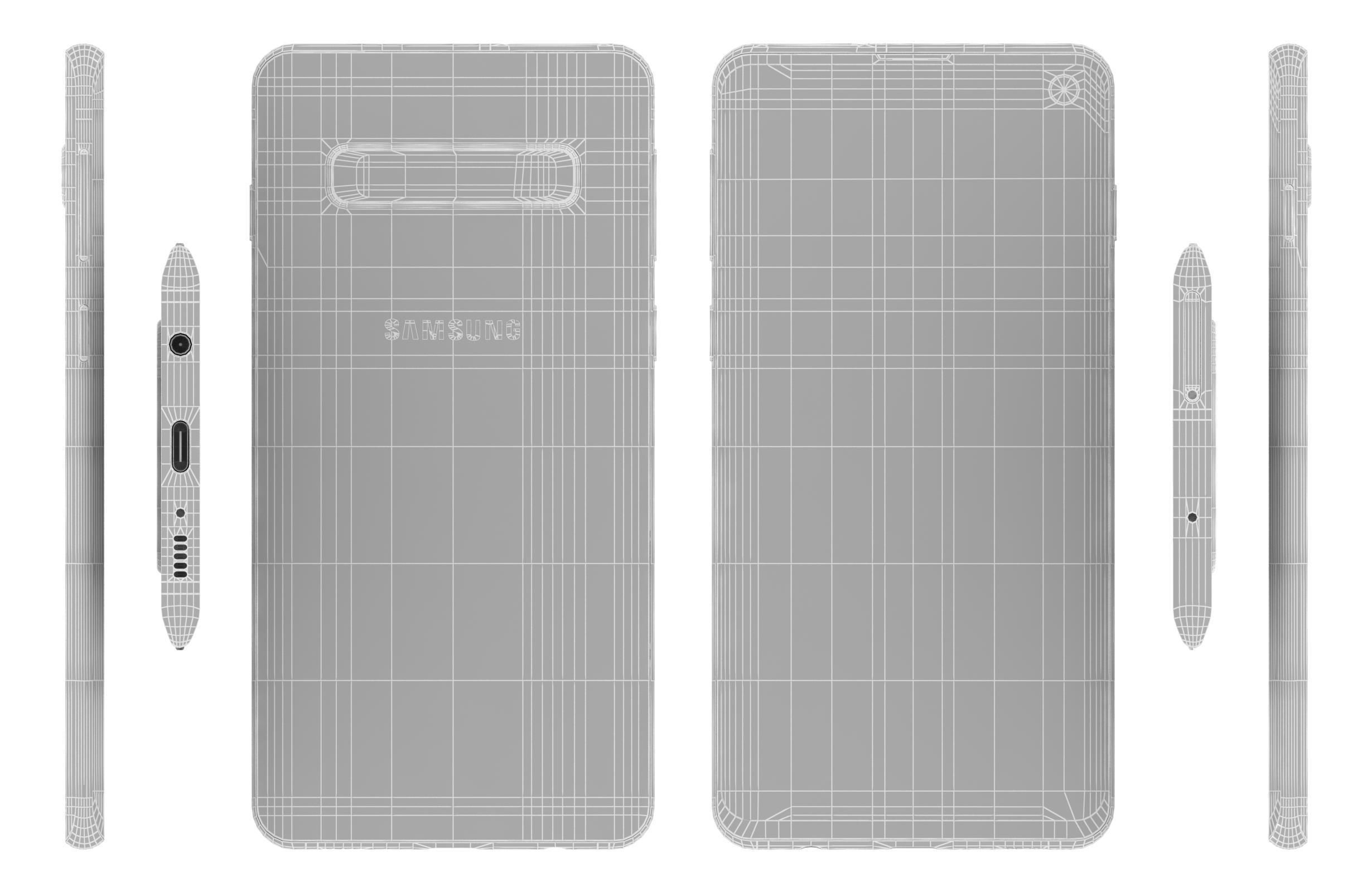 Samsung Galaxy S10 Flamingo Pink 3D model_12