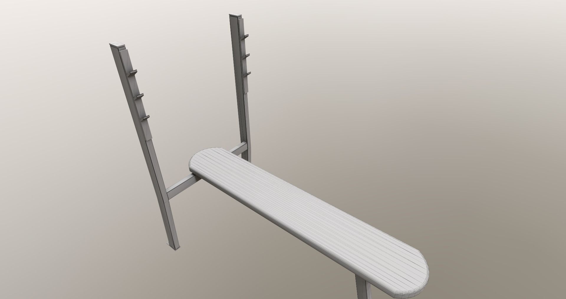 Low-Poly Fitness-Gym Pack Low-poly 3D model_51