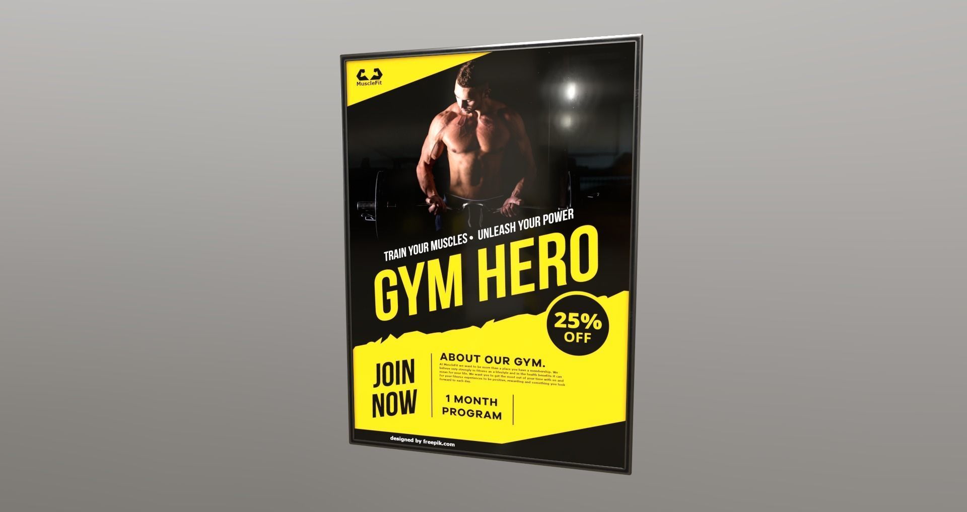 Low-Poly Fitness-Gym Pack Low-poly 3D model_18