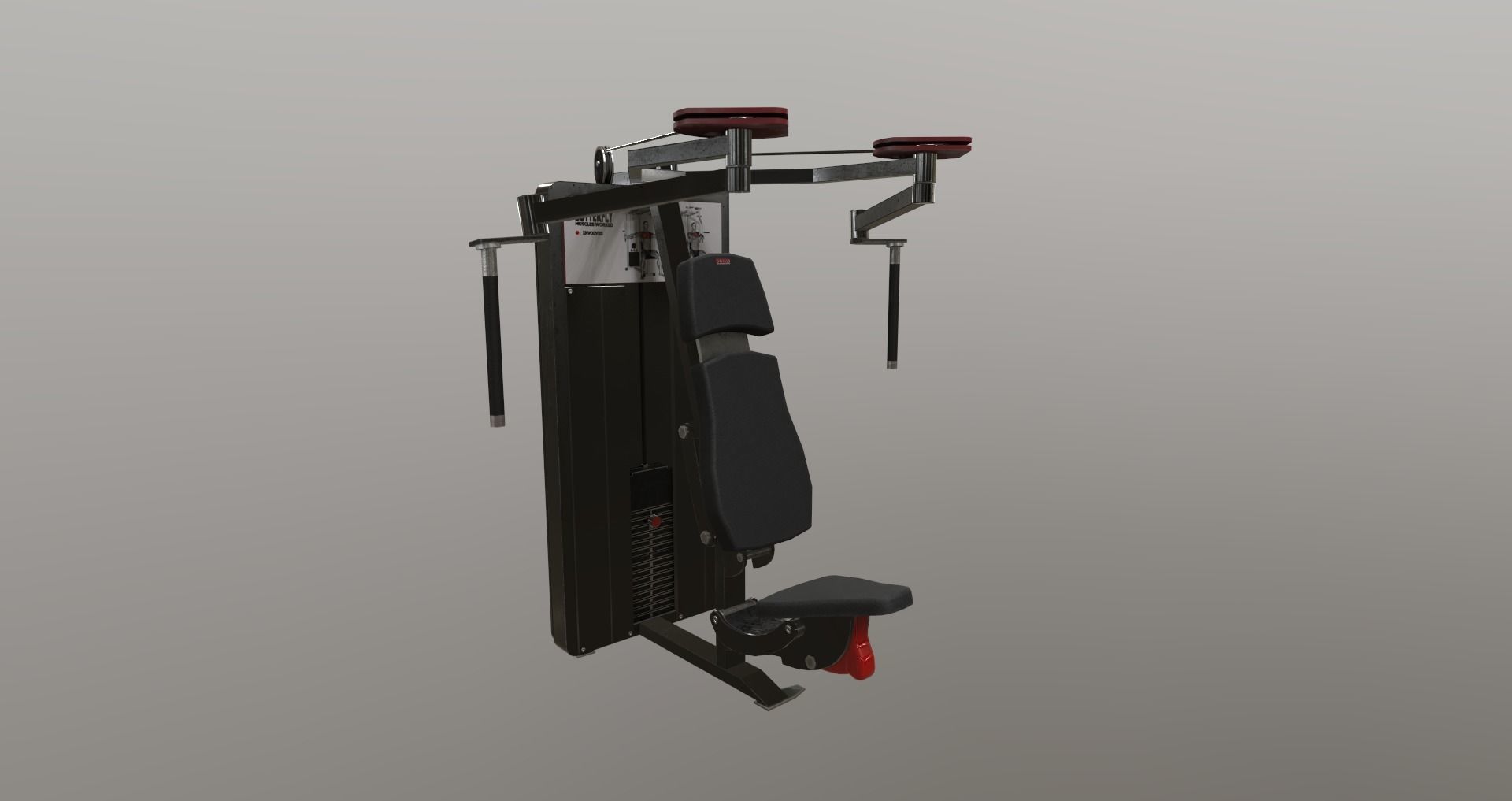 Low-Poly Fitness-Gym Pack Low-poly 3D model_8