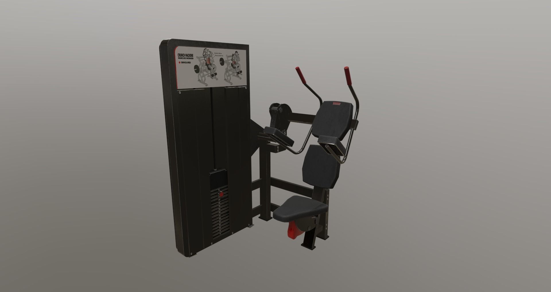Low-Poly Fitness-Gym Pack Low-poly 3D model_2