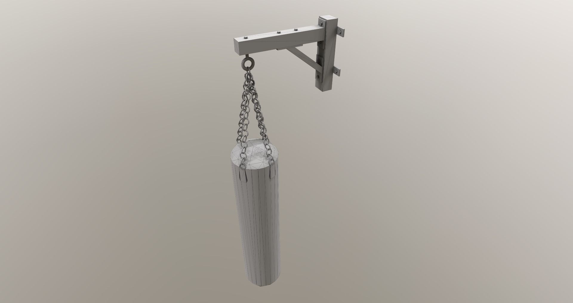 Low-Poly Fitness-Gym Pack Low-poly 3D model_43