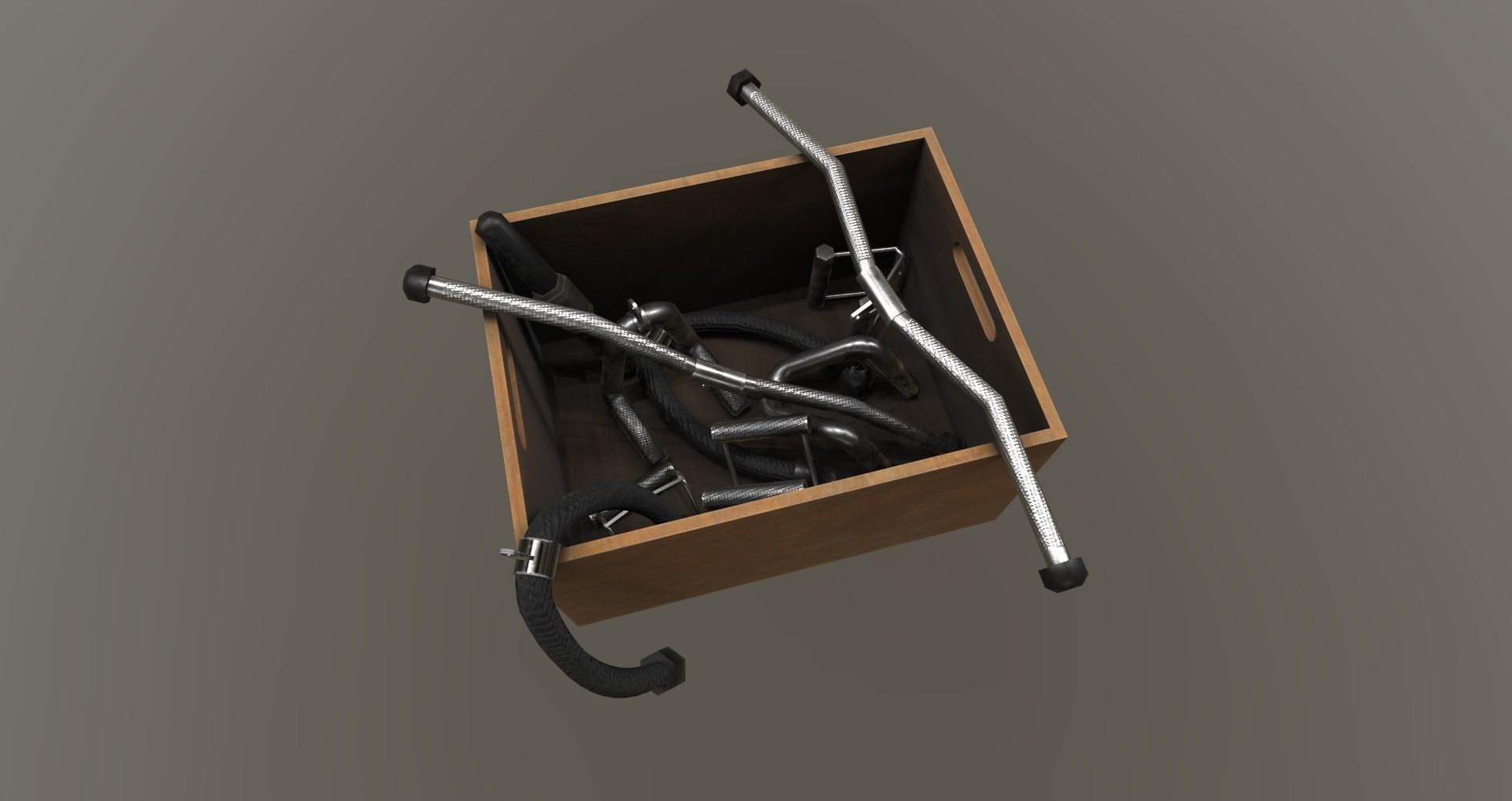 Low-Poly Fitness-Gym Pack Low-poly 3D model_6