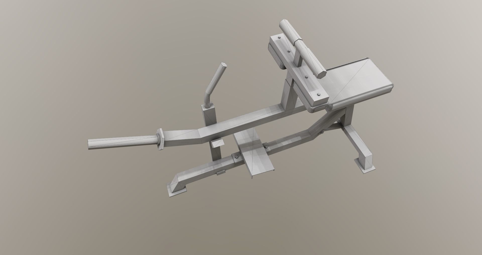 Low-Poly Fitness-Gym Pack Low-poly 3D model_33