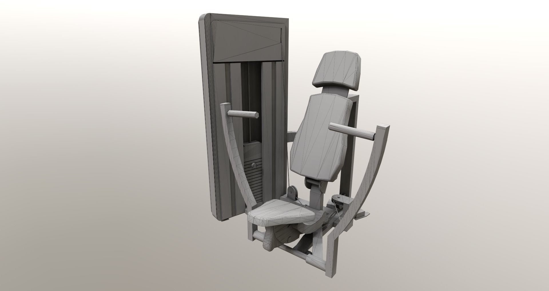 Low-Poly Fitness-Gym Pack Low-poly 3D model_17