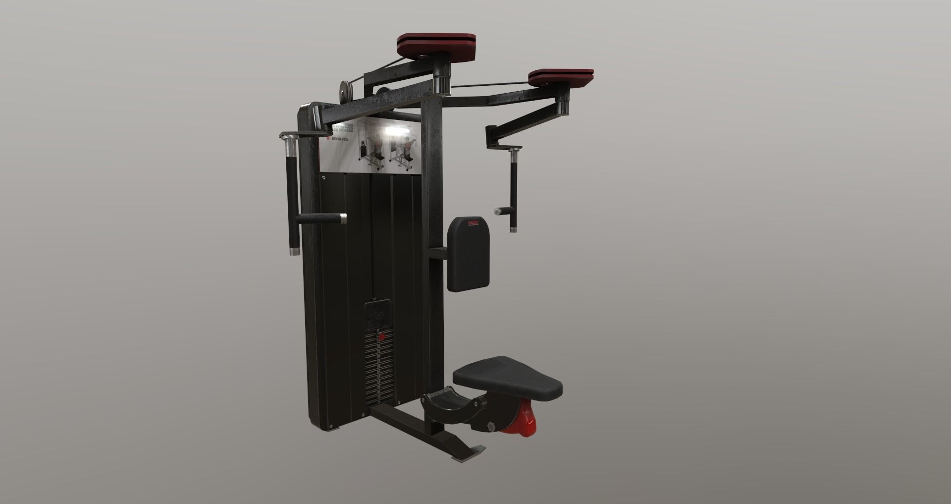 Low-Poly Fitness-Gym Pack Low-poly 3D model_10