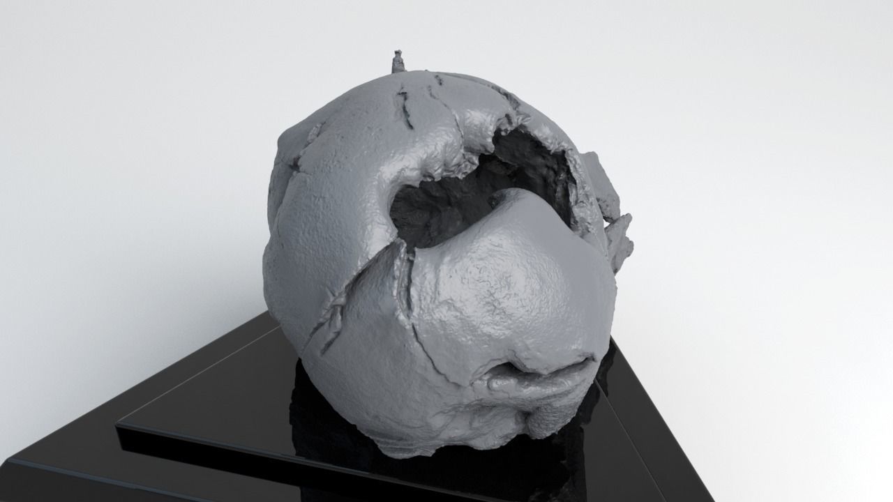 Melted Darth Vader Helmet - Star Wars Skull 3D Print model  3D print model_7