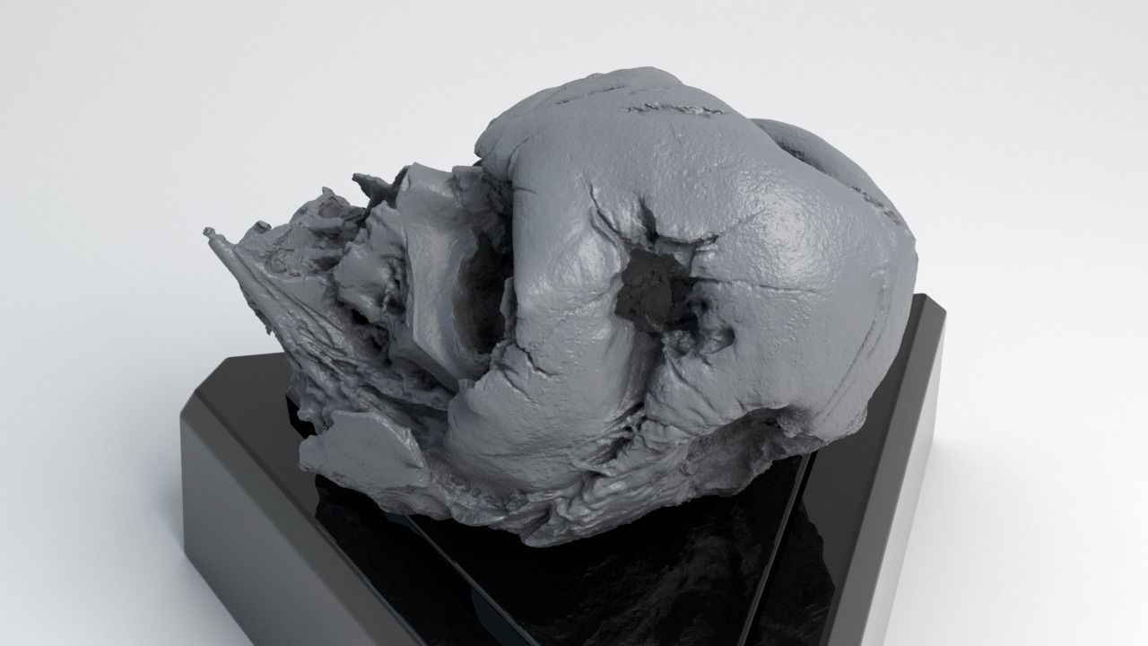 Melted Darth Vader Helmet - Star Wars Skull 3D Print model  3D print model_6