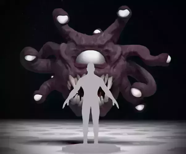 Beholder - DnD Monster - Single Pose 3D print model