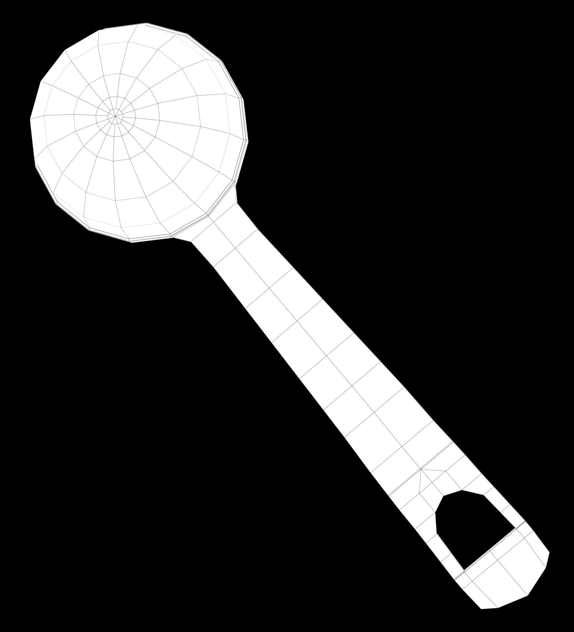 MEASURING SPOONS 6 PIECES Free low-poly 3D model_17