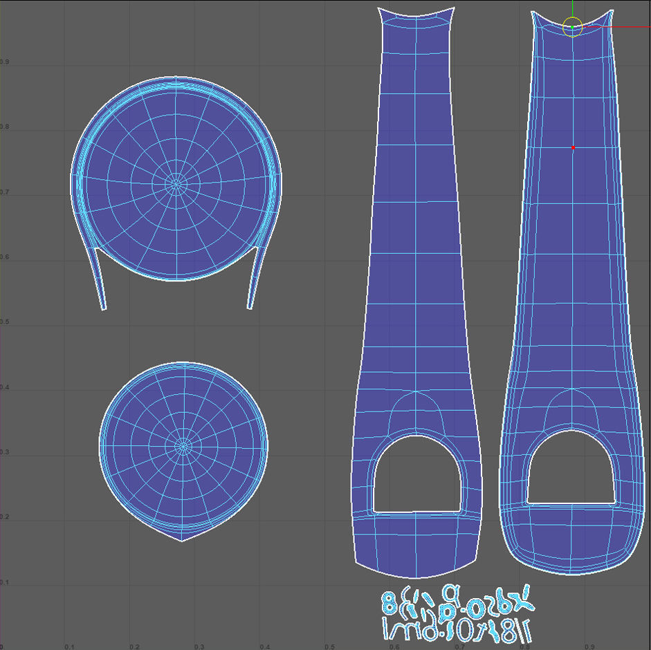 MEASURING SPOONS 6 PIECES Free low-poly 3D model_15