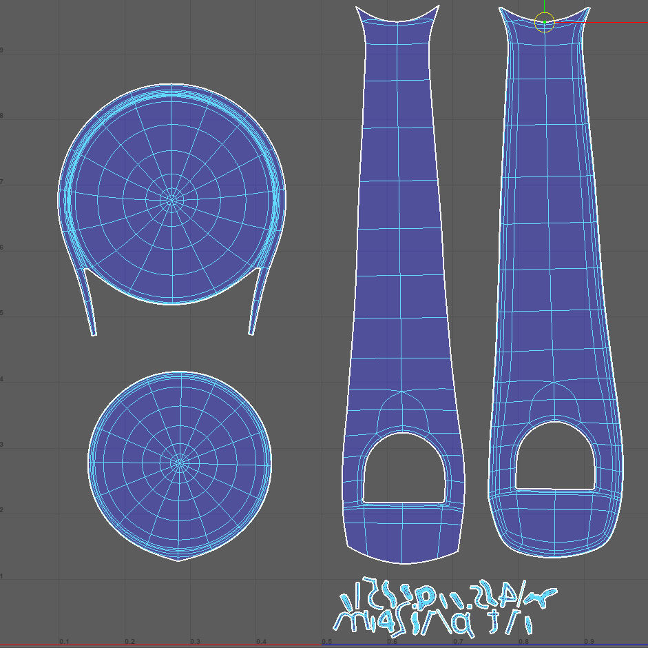 MEASURING SPOONS 6 PIECES Free low-poly 3D model_14