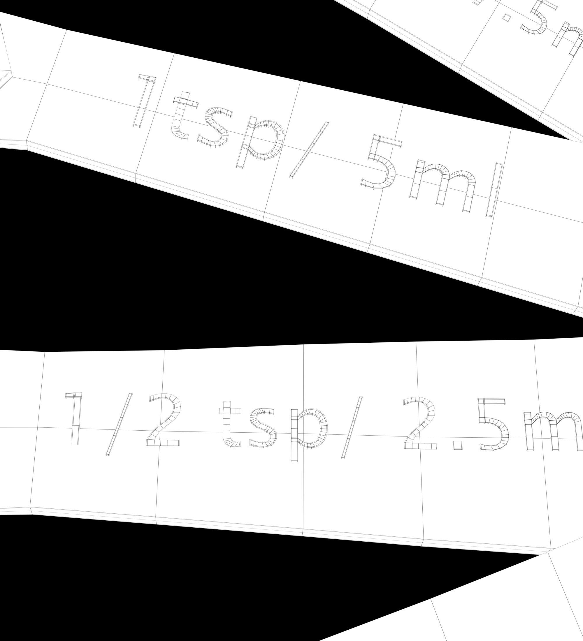 MEASURING SPOONS 6 PIECES Free low-poly 3D model_20