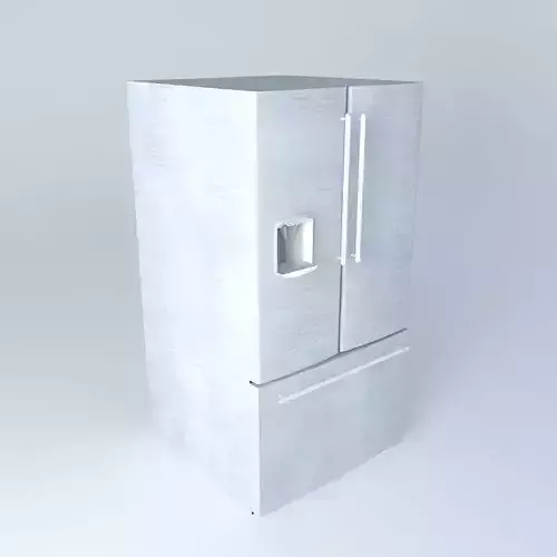 Large Refrigerator Double Door with freezer drawer