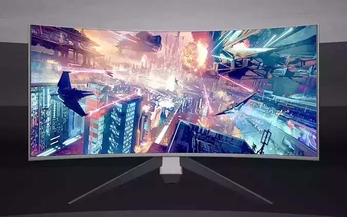 Monitor gaming with city