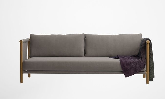 LAX Series Trestles Sofa 3D model