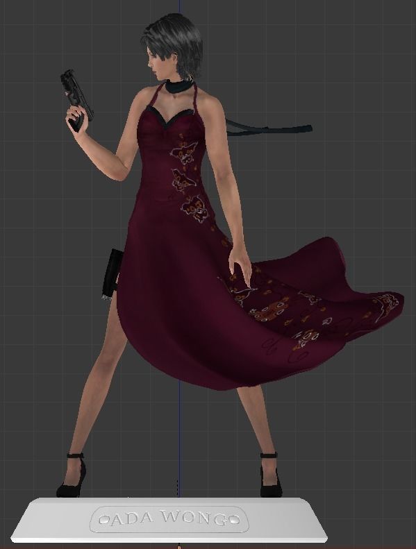 Resident Evil 4 ADA WONG 3D print model_3