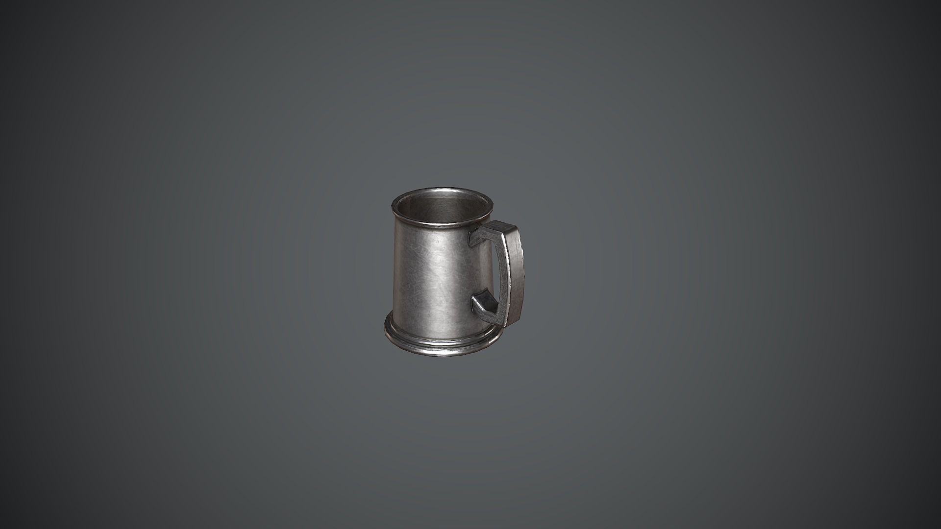 Cauldron Medieval Low-poly 3D model_27