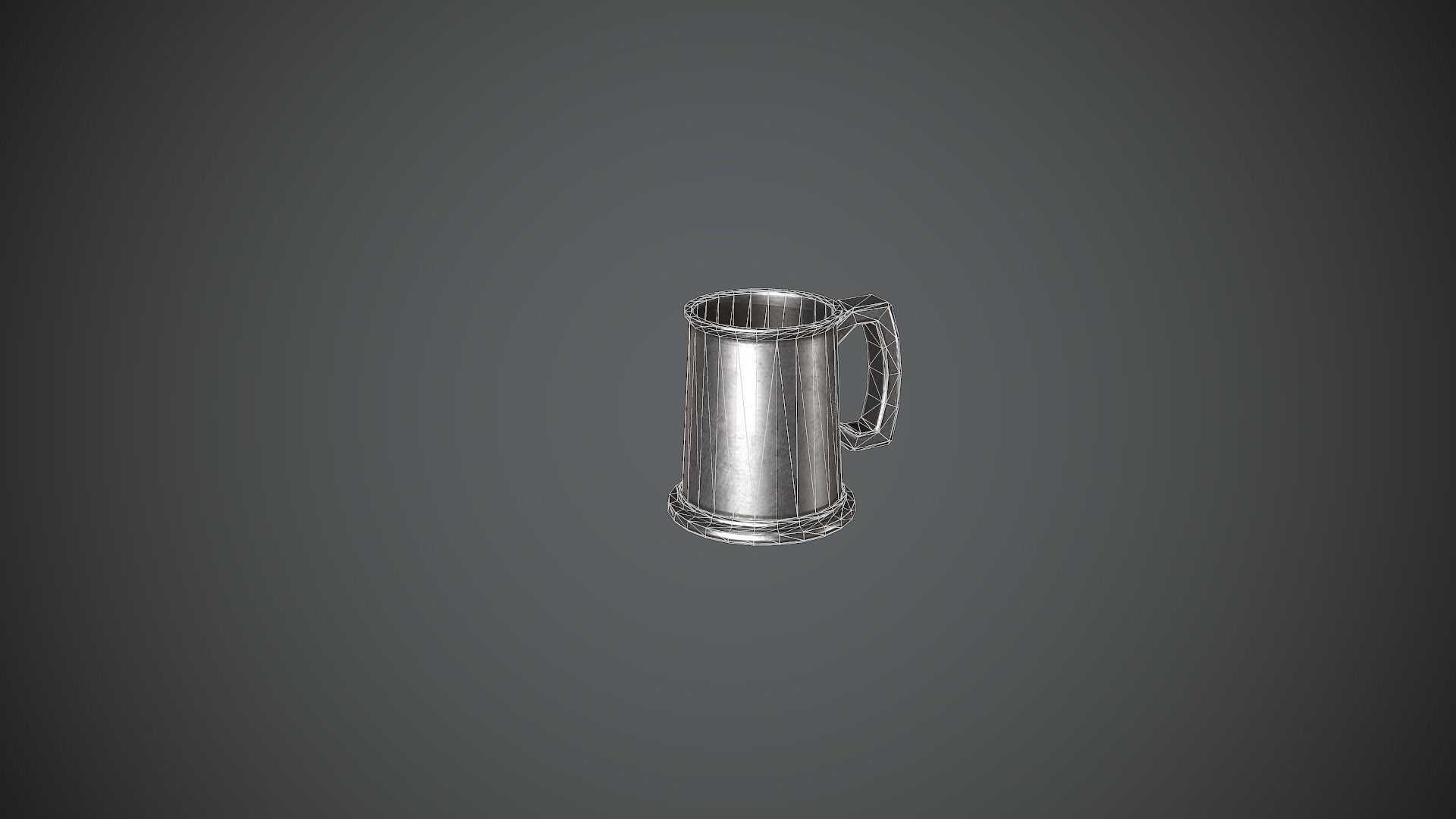 Cauldron Medieval Low-poly 3D model_26