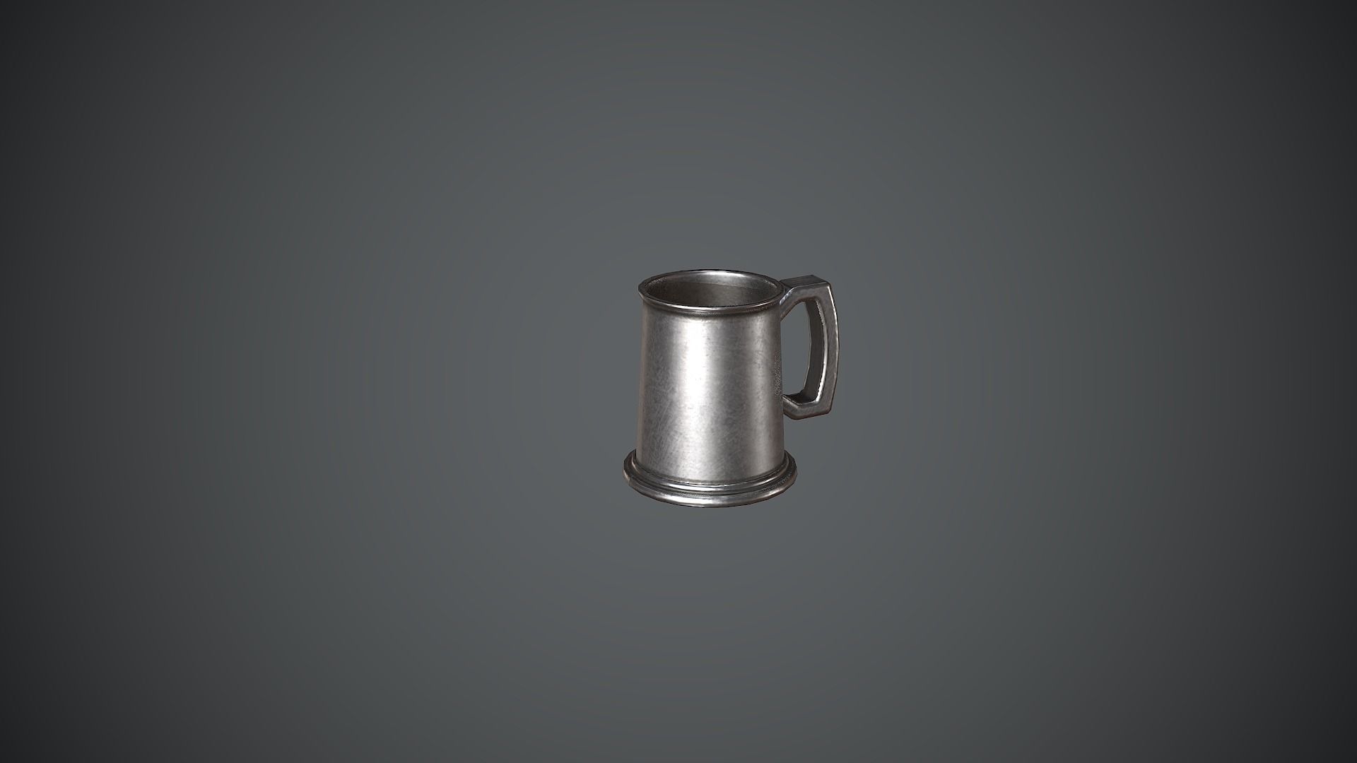 Cauldron Medieval Low-poly 3D model_25