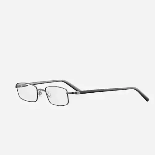 Black Optics Glasses  Low-poly 3D model