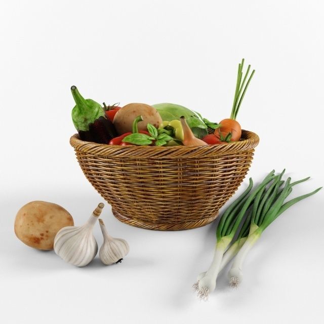 Vegetable set  3D model