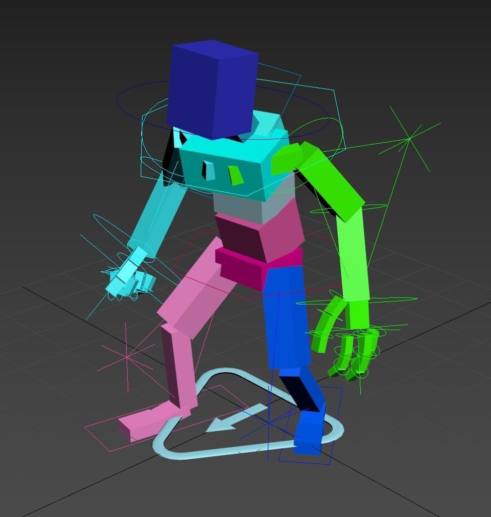 Goblin yoda Low-poly 3D model_16