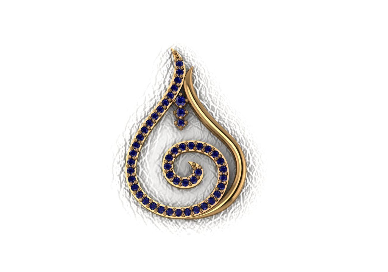 Light Weight Pendent collection 3D print model_15