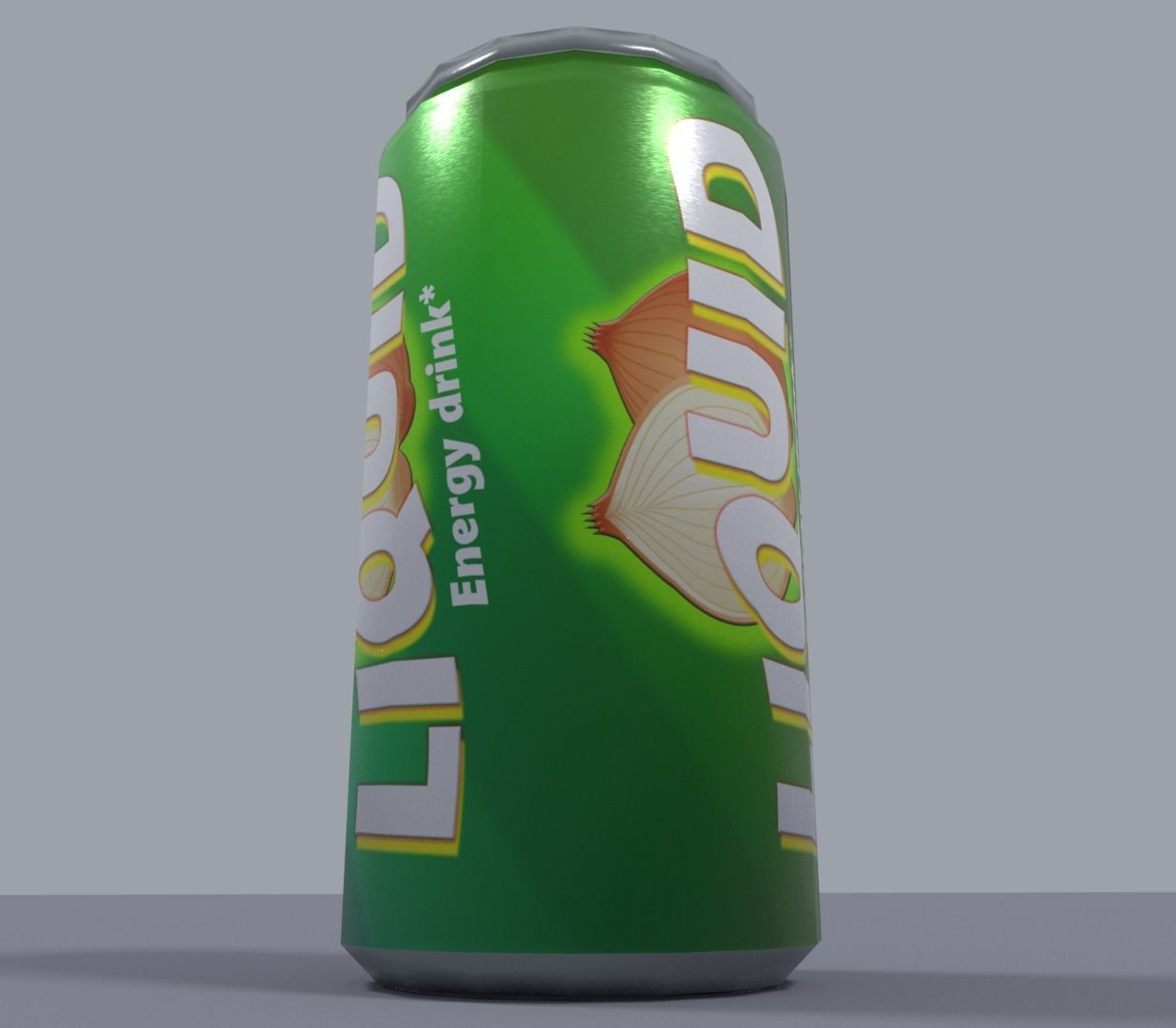 Low and high poly can Low-poly 3D model_6