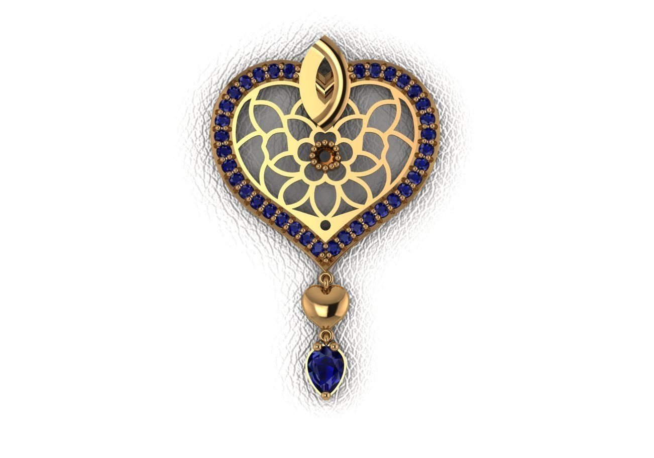 Light Weight Pendent collection 3D print model_2