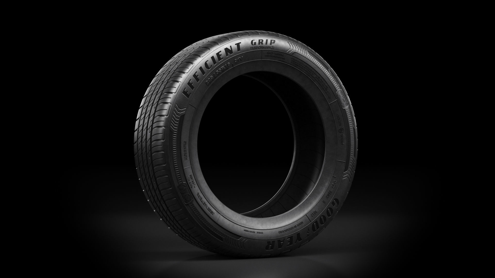 Tire R16 - Goodyear Efficient Grip Performance 3D model_2