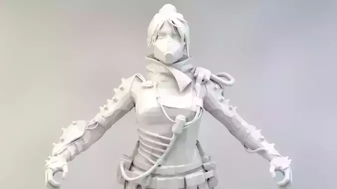 Quarantine 722 Wraith 3D Print only Free 3D print model