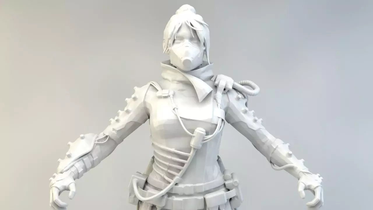 Quarantine 722 Wraith 3D Print only Free 3D print model