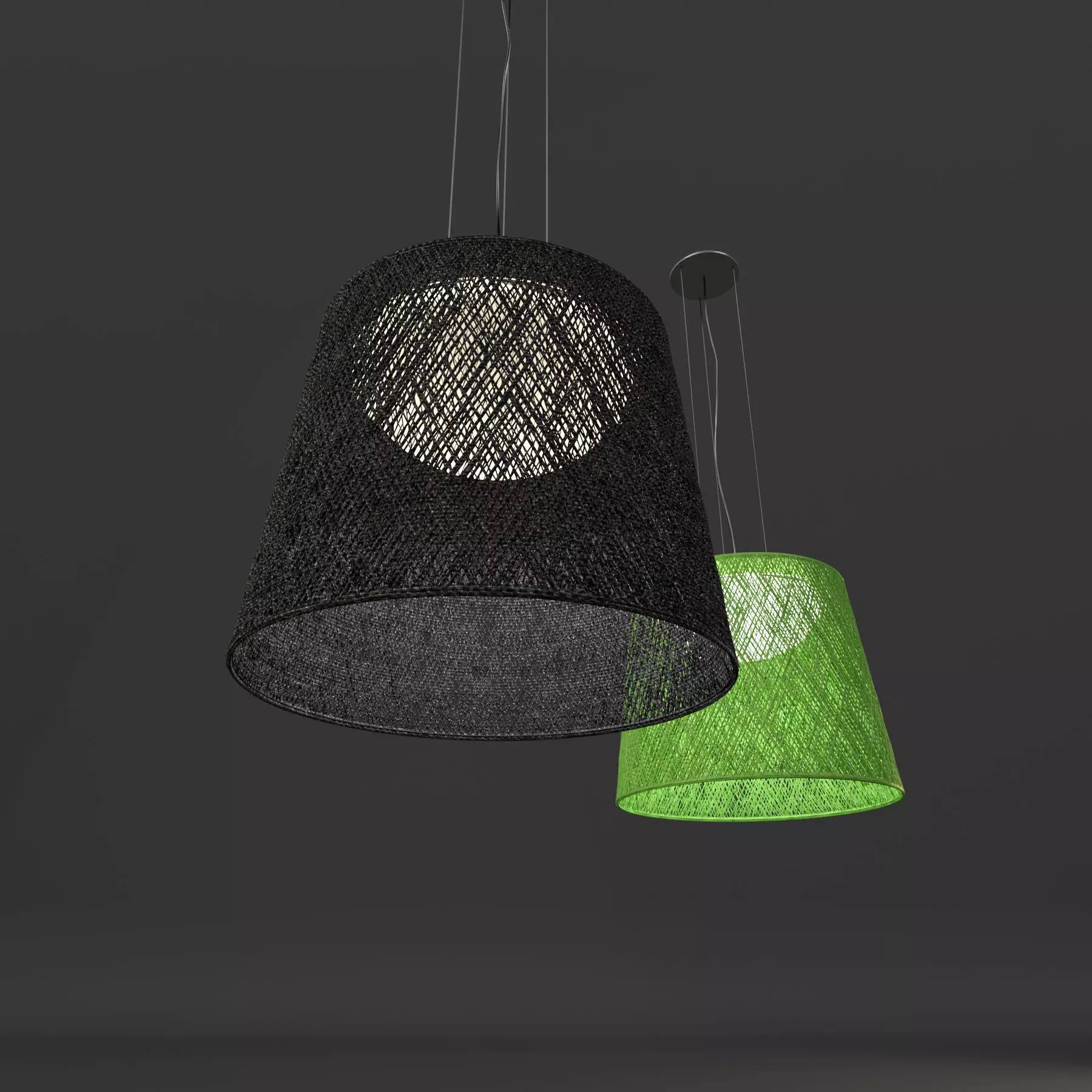 Wind Outdoor Pendant Light - 4075 3D model