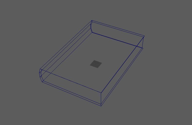 Old Strange Book Low-poly 3D model_2
