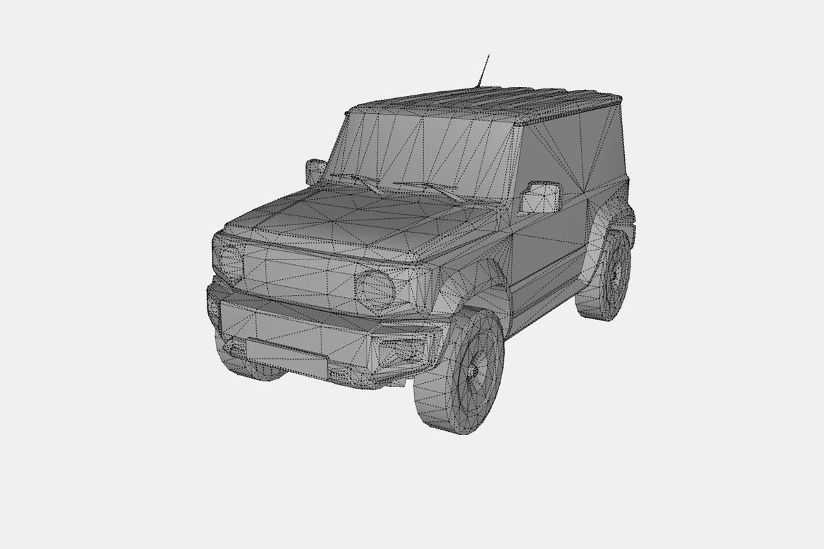 Suzuki Jimny 2019 Low-poly 3D model_25
