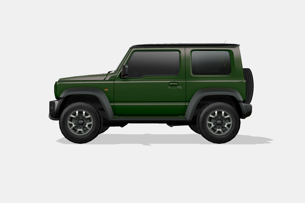 Suzuki Jimny 2019 Low-poly 3D model_9