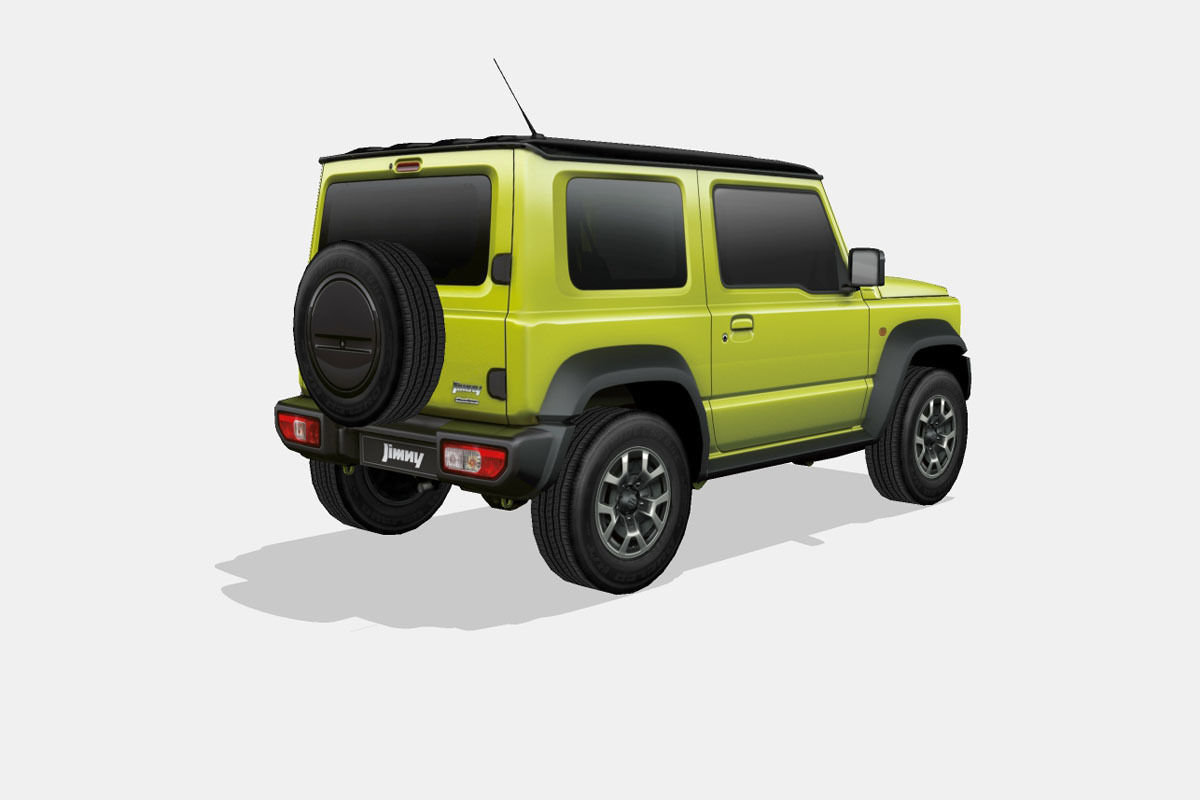 Suzuki Jimny 2019 Low-poly 3D model_2