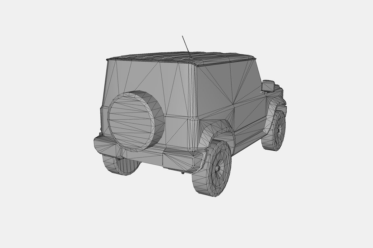 Suzuki Jimny 2019 Low-poly 3D model_26