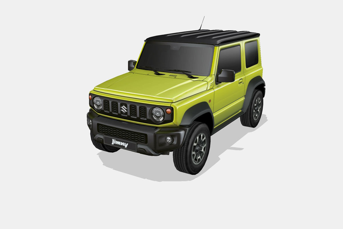 Suzuki Jimny 2019 Low-poly 3D model_5