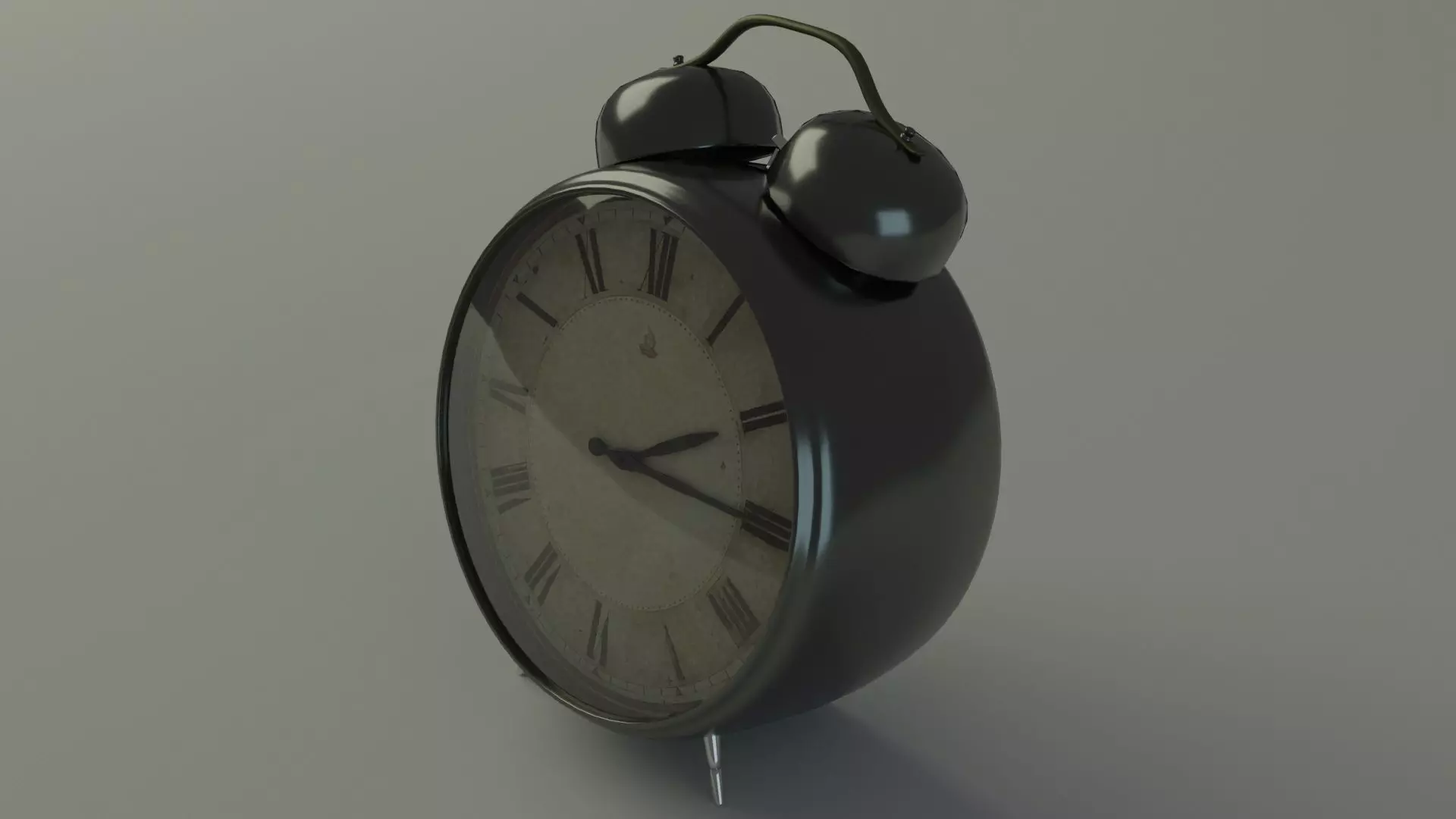 table clock 3D model | CGTrader