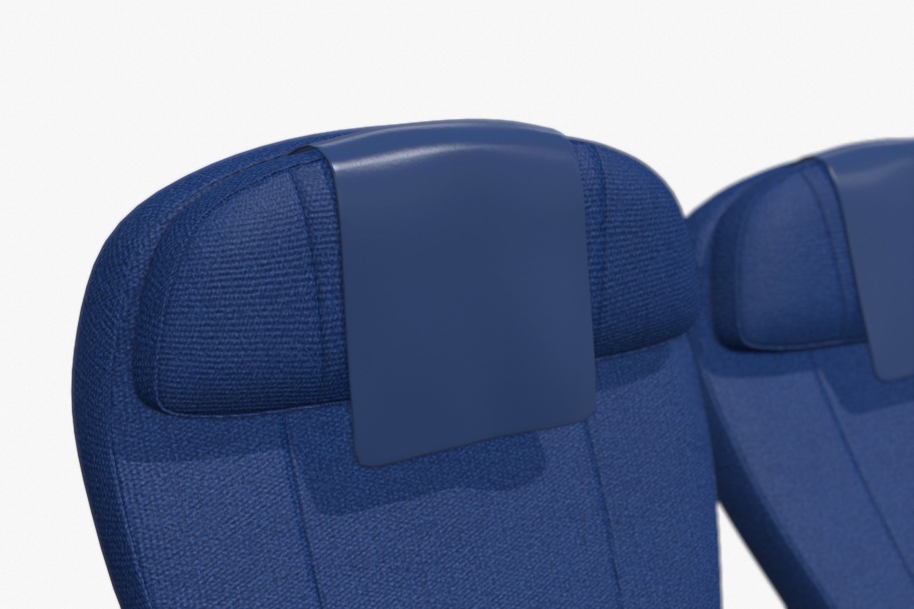 Airplane chair business class Low-poly 3D model_16